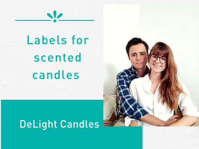 labels for scented candles